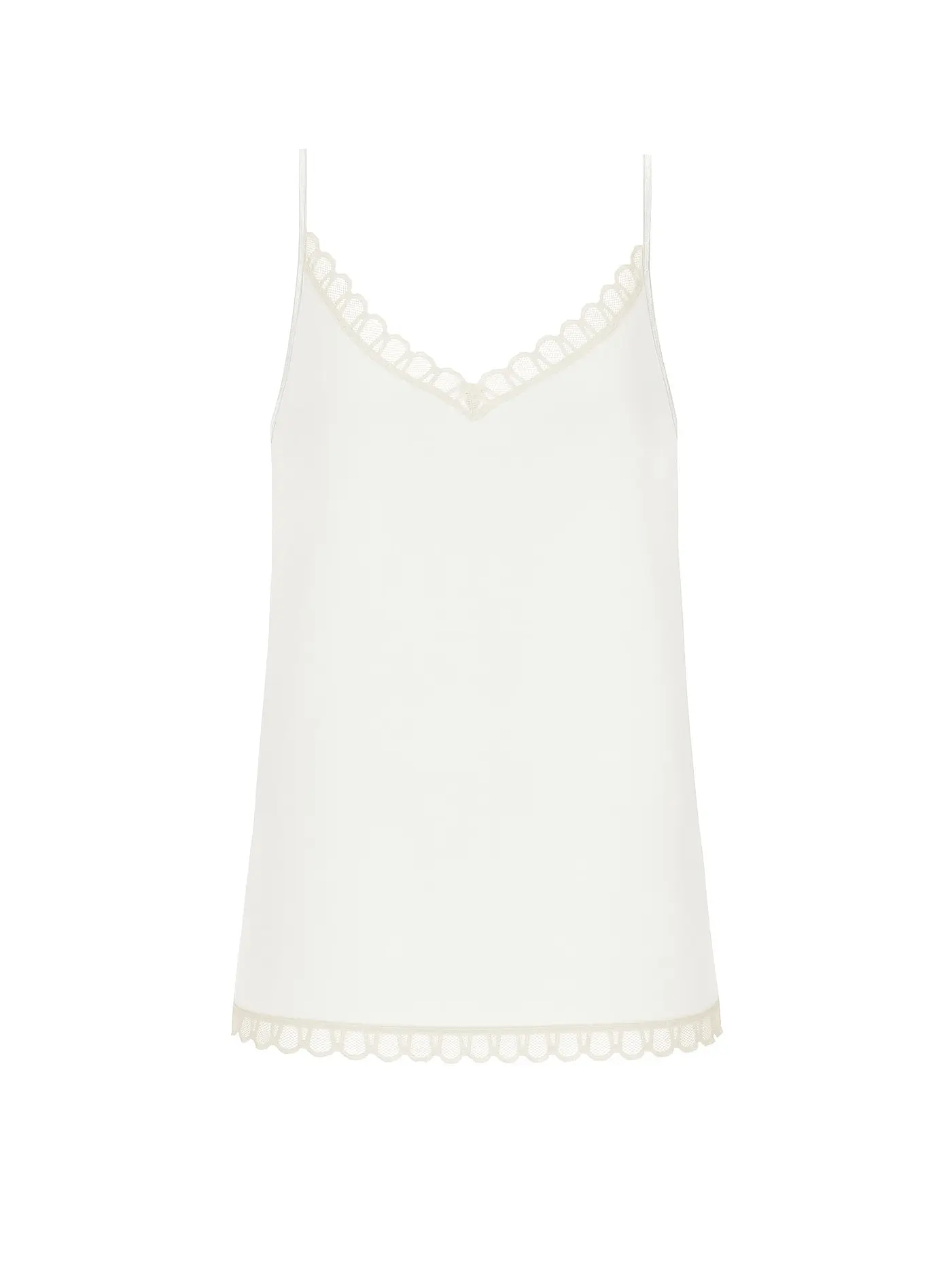 MEY | Top - Camisole POETRY TEMPTATION thunder grey | creme